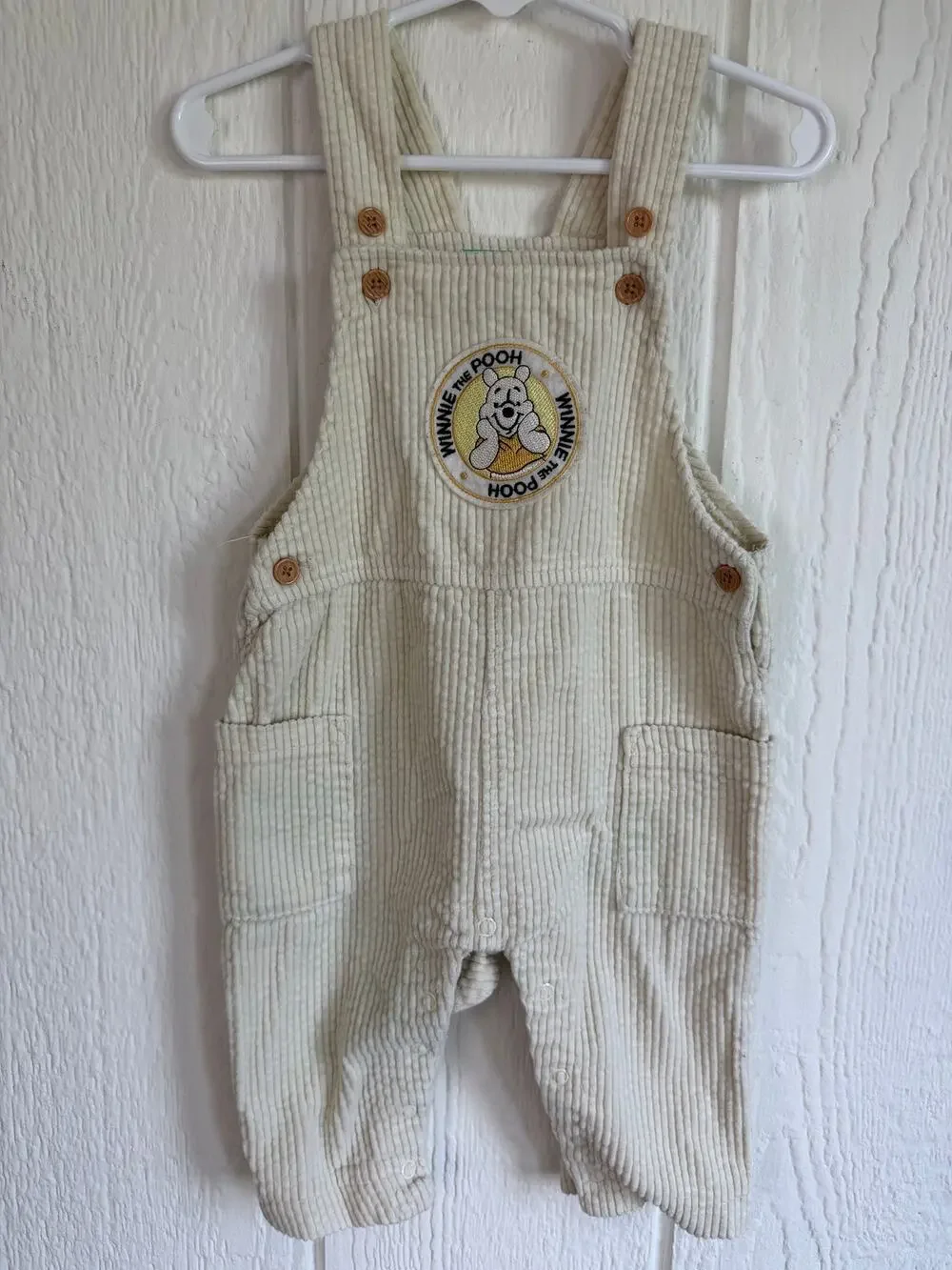 Disney Pooh Corduroy Overalls, 12 Months